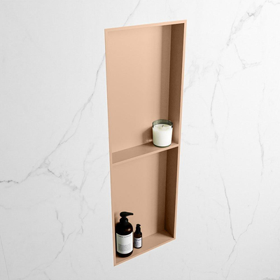 MONDIAZ EASY Nis - 149.5x29.5cm - geschikt voor in- of opbouw - 2 vakken - kleur Rosee | Rosee