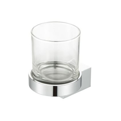 Geesa Nexx Porte-gobelet avec verre Chrome