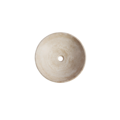 FugaFlow Efficiente Pietra - Vasque 42x42x12cm - ronde - pierre naturelle marbrée