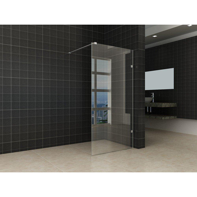 Wiesbaden Less NANO coating inloopdouche 100x200cm profielloos 8mm veiligheidsglas TWEEDEKANS