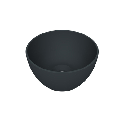Arcqua Olivia Waskom - 22x22cm - rond - opbouw - mat antraciet