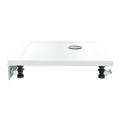 Crosswater Tray Simpsons Shwrtraybbl Douchepaneel - 170X100Cm - voor En Achter - wit