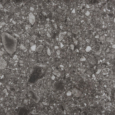 Vtwonen Carrelage composite sol et mur 60x60cm 9mm rectifié R10 porcellanato Noir Anthracite