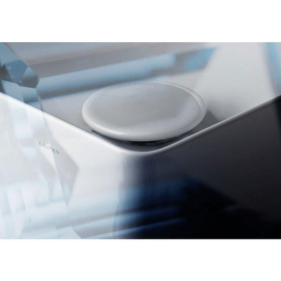 Laufen bonde de vidage avec capuchon de recouvrement en céramique always open blanc