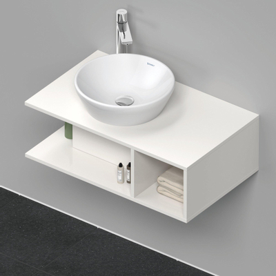 Duravit D-neo Meuble sous vasque 80x48x26cm sans tiroir Blanc haute brillance