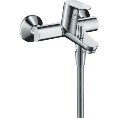 Hansgrohe Focus E2 badkraan met omstel en koppelingen chroom