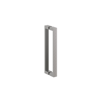 Crosswater Asura poignée - 34cm - martelé - inox brossé
