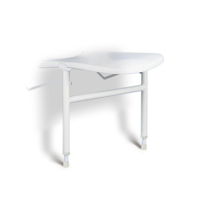 Handicare double jeu de pieds de support pour siège de douche blanc