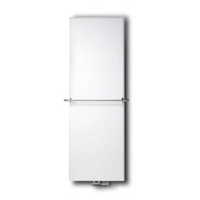 Vasco Flat V Line paneelradiator vlak type 21 500x1800mm 1400W aansluiting 8008 wit structuur