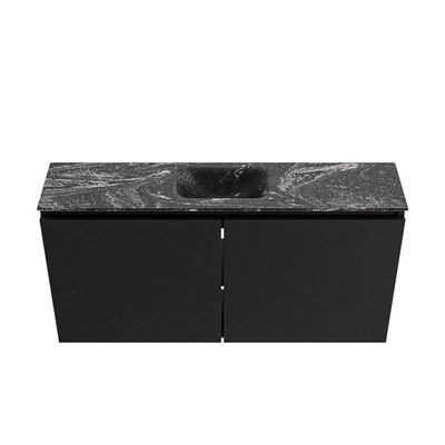 MONDIAZ TURE-DLUX 100cm toiletmeubel Urban. EDEN wastafel Lava positie midden. Zonder kraangat.