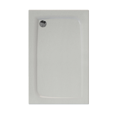 Allibert Mooneo Receveur de douche 140x90cm évacuation coin gauche Blanc