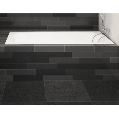 Riho Linares baignoire 170x75cm rectangulaire droite acrylique blanc