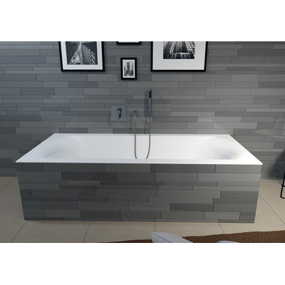 Riho Linares baignoire 200x90cm rectangulaire droite acrylique blanc