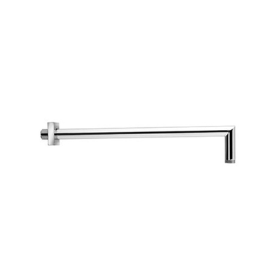 Hotbath Mate bras de douche mural carré 35cm nickel brossé