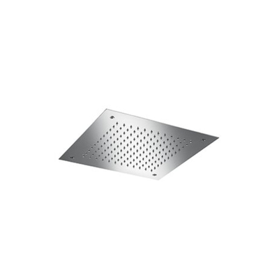 Hotbath Mate Hoofddouche vierkant - 50x50cm - geborsteld nikkel (RVS)