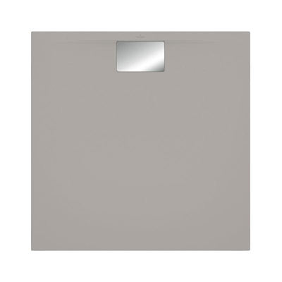 Villeroy en boch Architectura douchebak 80x80x1.5cm metalrim grijs