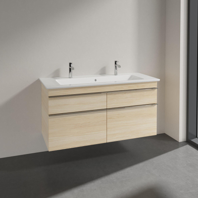 Villeroy & Boch Venticello wastafelonderkast 115.3x59cm 4x lade iep impresso