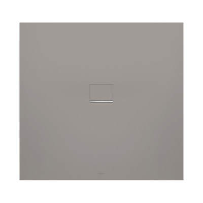 Villeroy & Boch Squaro infinity douchebak - 90x80x4cm - grijs