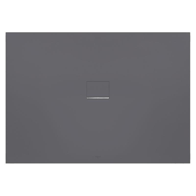 Villeroy & Boch Squaro infinity douchebak - 160x90x4cm - Anthracite (grijs)