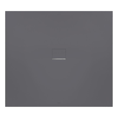Villeroy & Boch Squaro infinity douchebak - 120x90x4cm - Anthracite (grijs)
