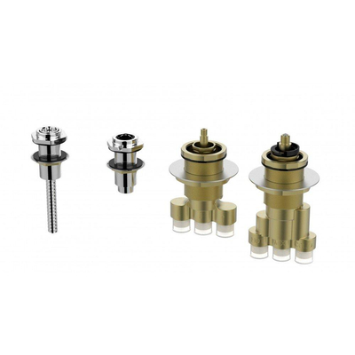 Wiesbaden Caral Corps encastré robinet thermostatique pour bord de baignoire 4 trous