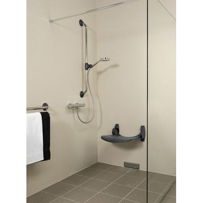 Handicare siège de douche rabattable anthracite RAL 7028