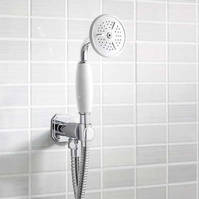 Crosswater Belgravia Handdoucheset - handdouche - wandbeugel - slang - G1/2 - hoogglans chroom