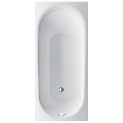 Bette Comodo Baignoire à encastrer tôle d'acier épaisse rectangulaire 180x80x45cm sans pieds blanc