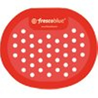 FrescoBlue Grille d'urinoir boîte à 10 pièces rouge