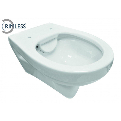 Xellanz Trevi WC suspendu – Rimless – profondeur 53 cm – blanc brillant