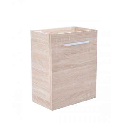 Exellence Anna armoire pour Lavabo WC 40x21x50cm avec 1 porte chêne clair