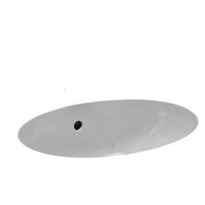 Laufen Birova lavabo sous-plan 53x40.5x20cm sans trou de robinet avec trop-plein céramique blanc