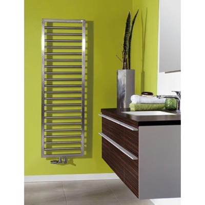 Zehnder Subway radiateur design - 1549x450mm - 445W - acier inoxydable brossé