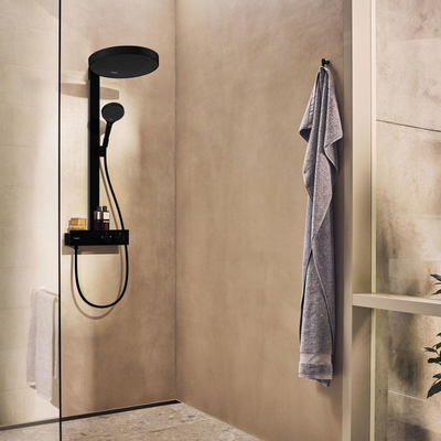 Hansgrohe RainFinity Showerpipe - 360 - 1jet - met showertablet - 350 - mat zwart