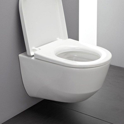 Laufen Pro WC suspendu encastrée compacte sans rebord 49x36,7cm blanc
