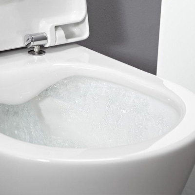Laufen Pro WC suspendu encastrée compacte sans rebord 49x36,7cm blanc