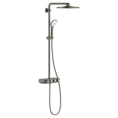 Grohe Euphoria SmartControl Regendoucheset hoofddouche 31cm - hannddouche rond - brushed hard graphite (antraciet)
