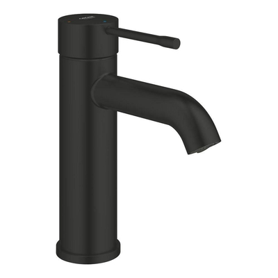 GROHE Essence wastafelkraan - s-size - met klikwaste - mat zwart