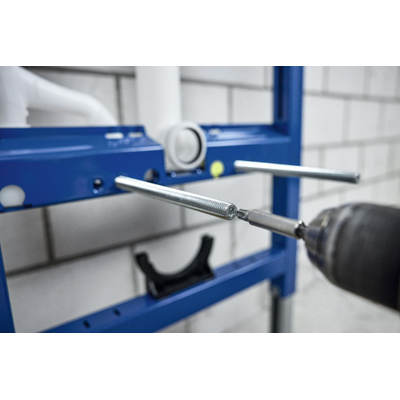 Geberit Duofix Basic UP100 Delta inbouwreservoir - voor wand wc - 112cm - 12cm - wandankers - blauw