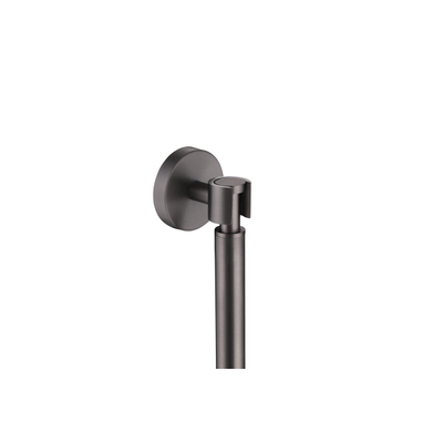 Fortifura Galeria Vloerwisser - 125cm - inclusief houder - geborsteld gunmetal (antraciet)