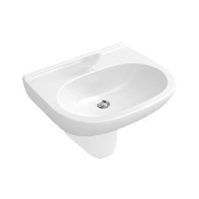 Villeroy et Boch O.novo Lavabo 55x45cm avec 1 trou pour robinetterie sans trop plein Blanc