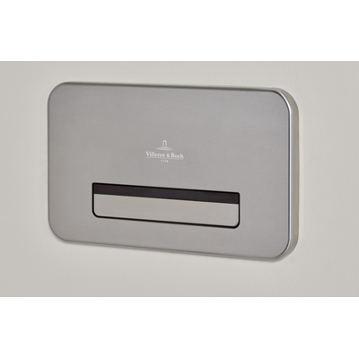 Villeroy & Boch Viconnect bedieningsplaat - 269x161mm infrarood - stainless steel (mat rvs)