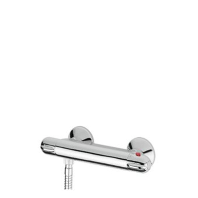 Plieger Comfort New robinet de douche thermostatique sans inverseur avec raccords entraxe=15cm chrome