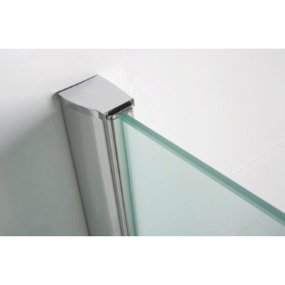 Wiesbaden Comfort Douche à l'italienne 1300 x 2000 x 10 mm verre clair nano/chrome