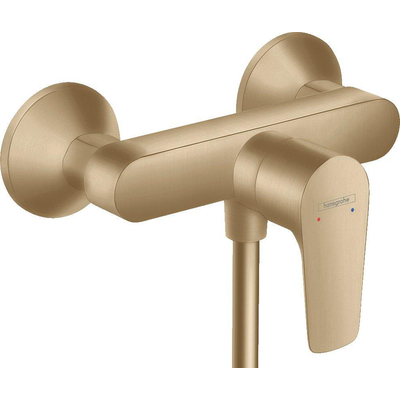 Hansgrohe Talis e Eengreeps douchemengkraan - opbouw - geborsteld brons