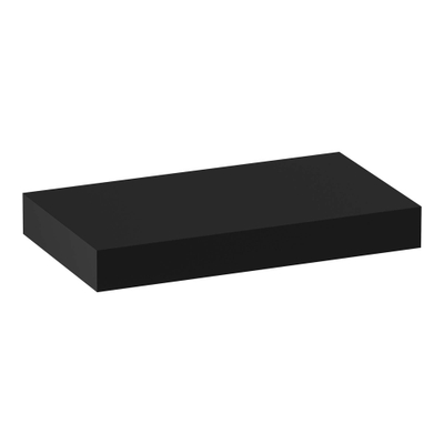 BRAUER Plan sous vasque MDF 80x50x10cm MDF Noir mat