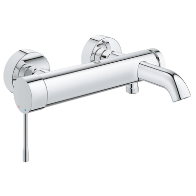 Grohe Essence Badkraan - met omstel - met koppelingen - chroom