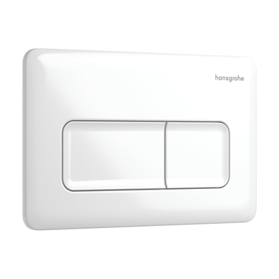 Hansgrohe IFrame Original Q Drukplaatvoor - dualflush - wit