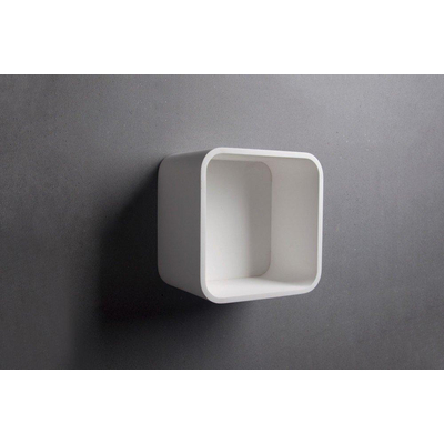 Ideavit Solidtondo niche 30x30cm Solid surface blanc