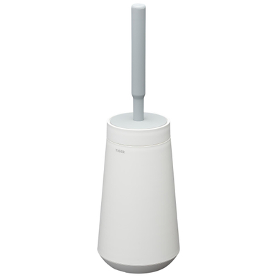 Tiger Tess Toiletborstelhouder met Swoop® borstel flexibel Wit Lichtgrijs